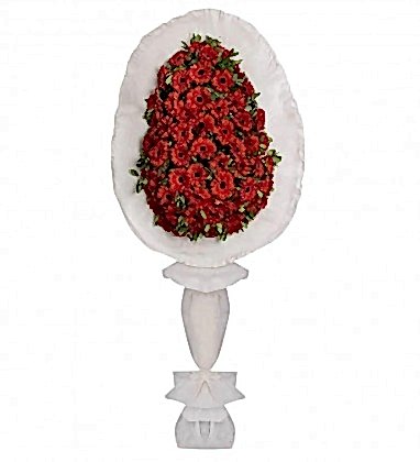 Gerbera Tek Katlı Çelenk